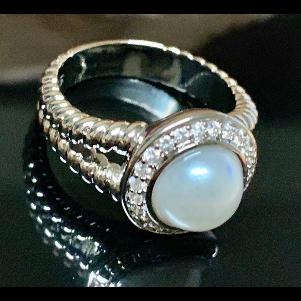 Diam pearl ring - Picture 6 of 6